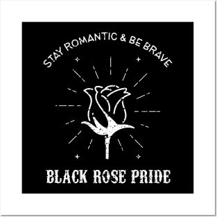 Black Rose Pride Posters and Art